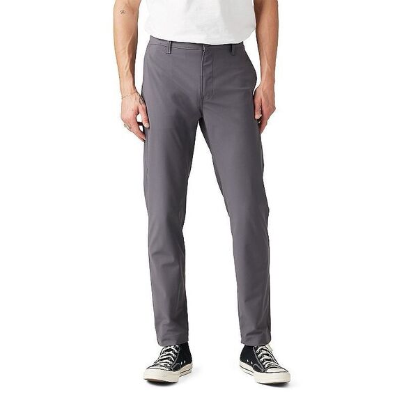 Levis Mens 27x30 Gray XX Chino Standard Tapered Stretch Casual Tech Work Pants - Picture 1 of 14